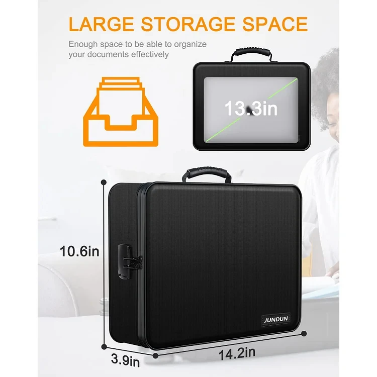 7 карманов органайзер для документов с ручкой переносная сумка хранения важных коробка гармошкой