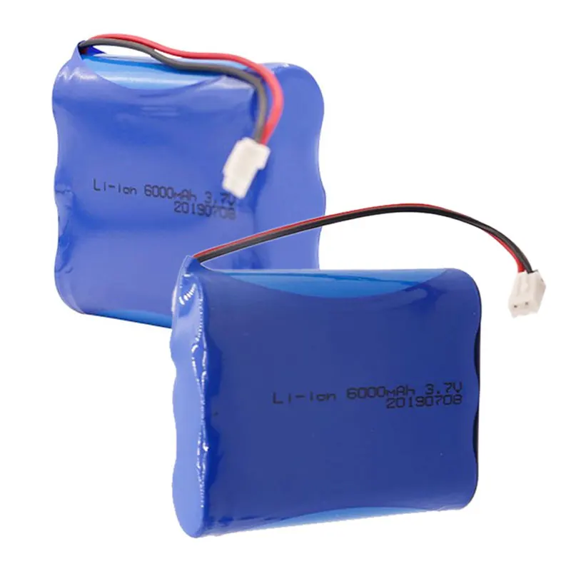 100% Full Capacity 6000mAh 3.7v 18650 battery Li Ion with PCM and cable