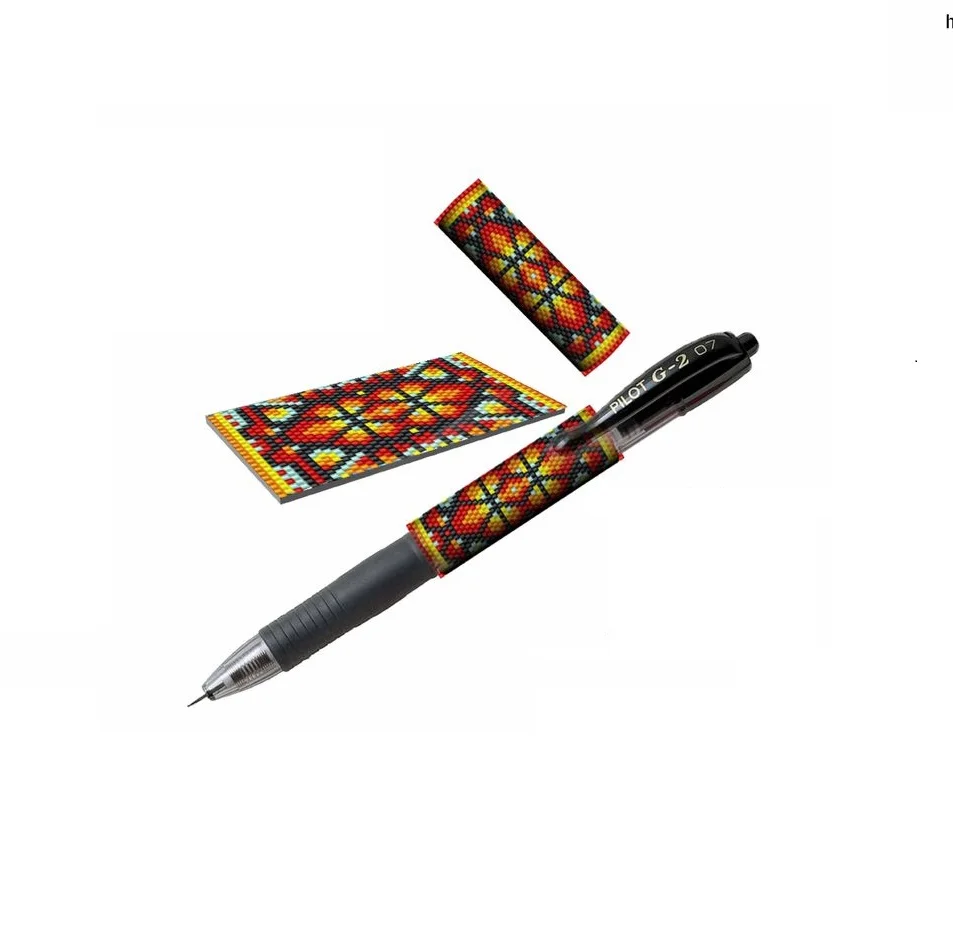 Best Color Seed Beads Pen Full Seed Bead Pen Accept Custom Design Handcrafted Unique Decorative Office Collage School Beads Pen
