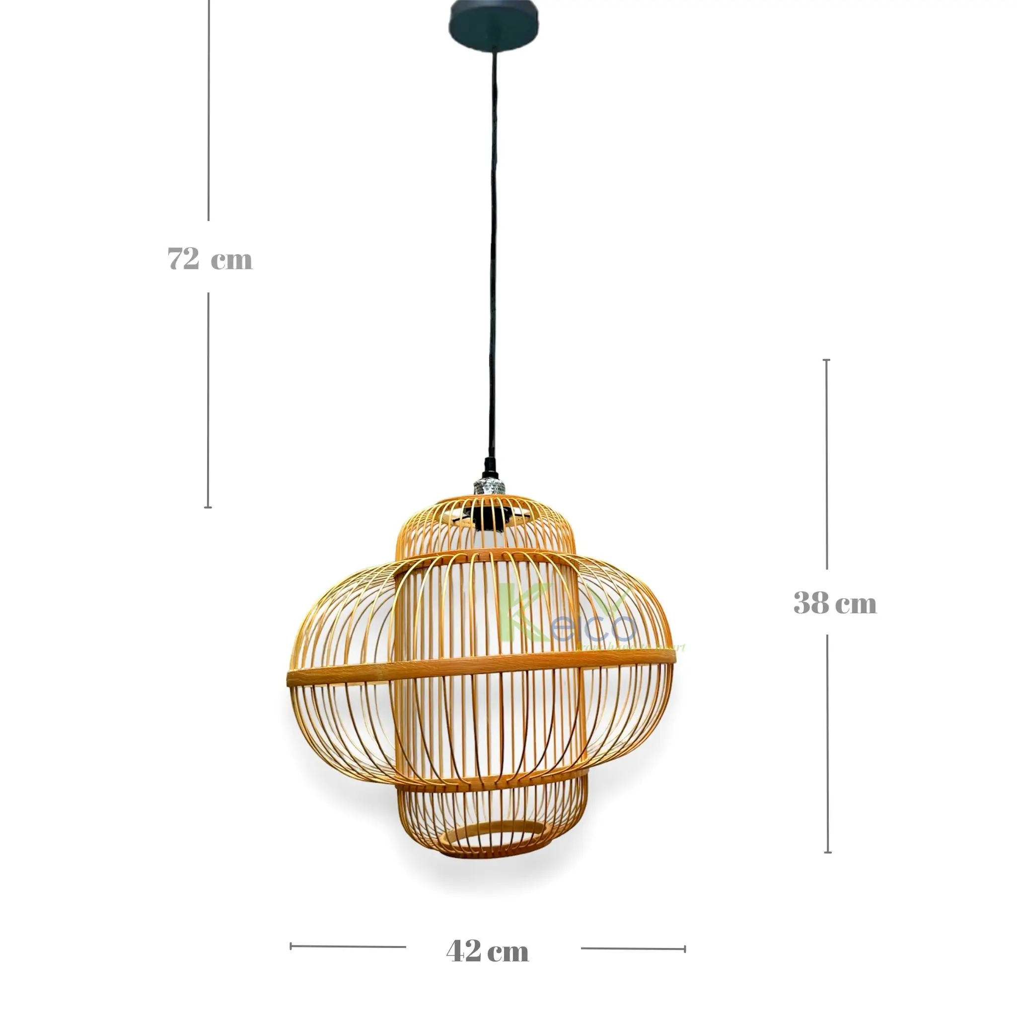 Best selling 2023 2024 high quality hand woven handmade natural bamboo lighting decor pendant hanging for home restaurant