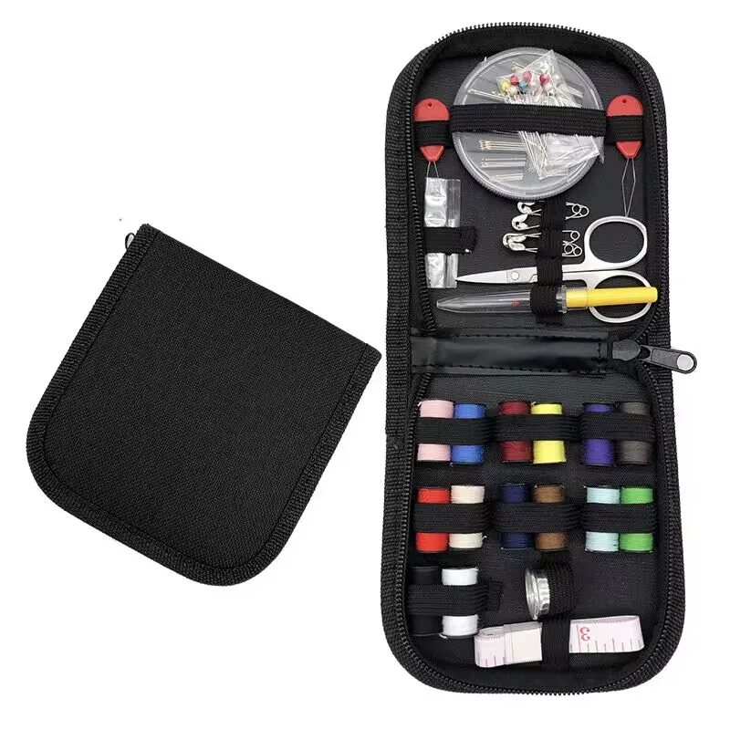 Mini Portable Sewing Box Supplies Accessories Tools Kit Cotton Thread Bobbin Case Beginner Embroidery Kits for Home