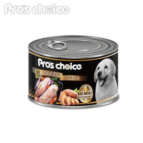 Wet Canned Dog Food with Air-Chilled Chicken Steak and Sweet Potato Taiwan Local Special Diet for Canines