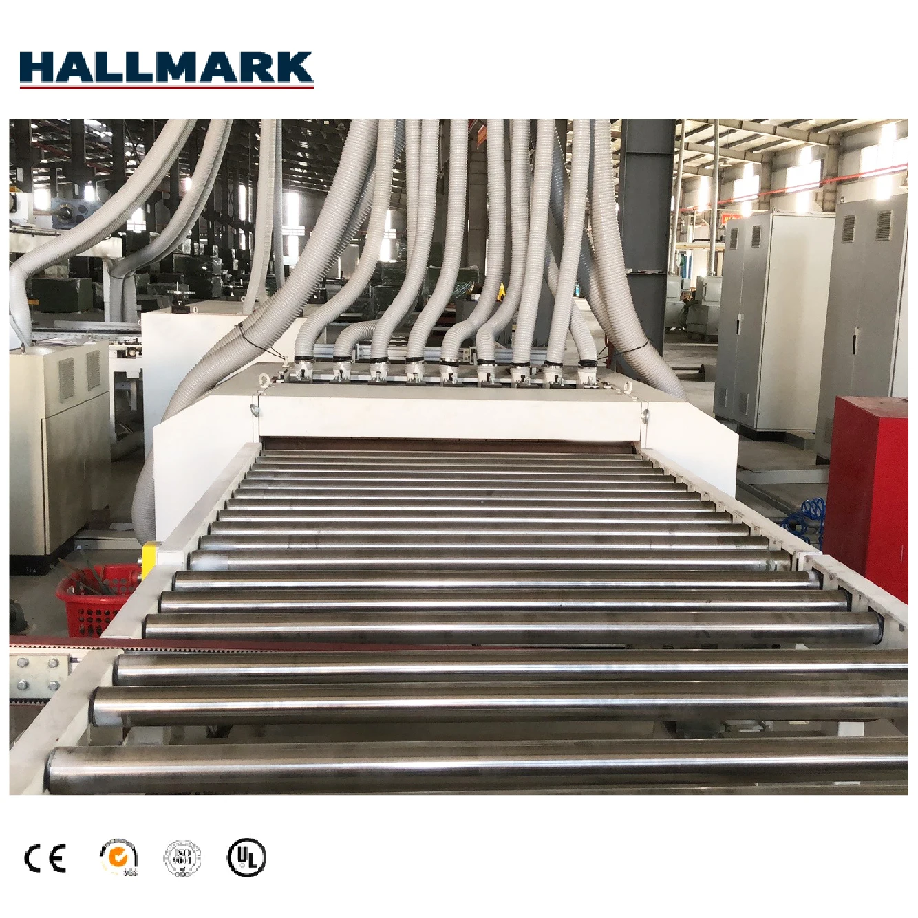 HALLMARK cutting machine for SPC flooring production line
