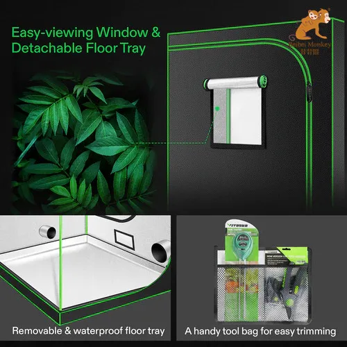 Factory Direct Sales Grow Tent for Aerogarden,Hydroponics Growing System Indoor Grow Tent, Reflective Mylar