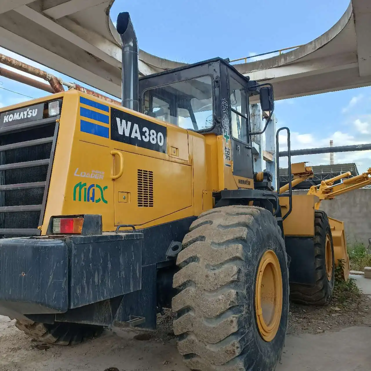 Used Komatsu WA380-3 wheel loader quality used construction loader machine WA380-3 in good condition with best price in China