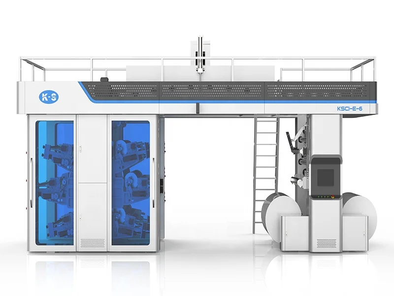 6 Colors HDPE/LLDPE T-shirt Type Carry Bags and Vest Type Carry Bags CI Type Flexographic/Flexo Printing Machine