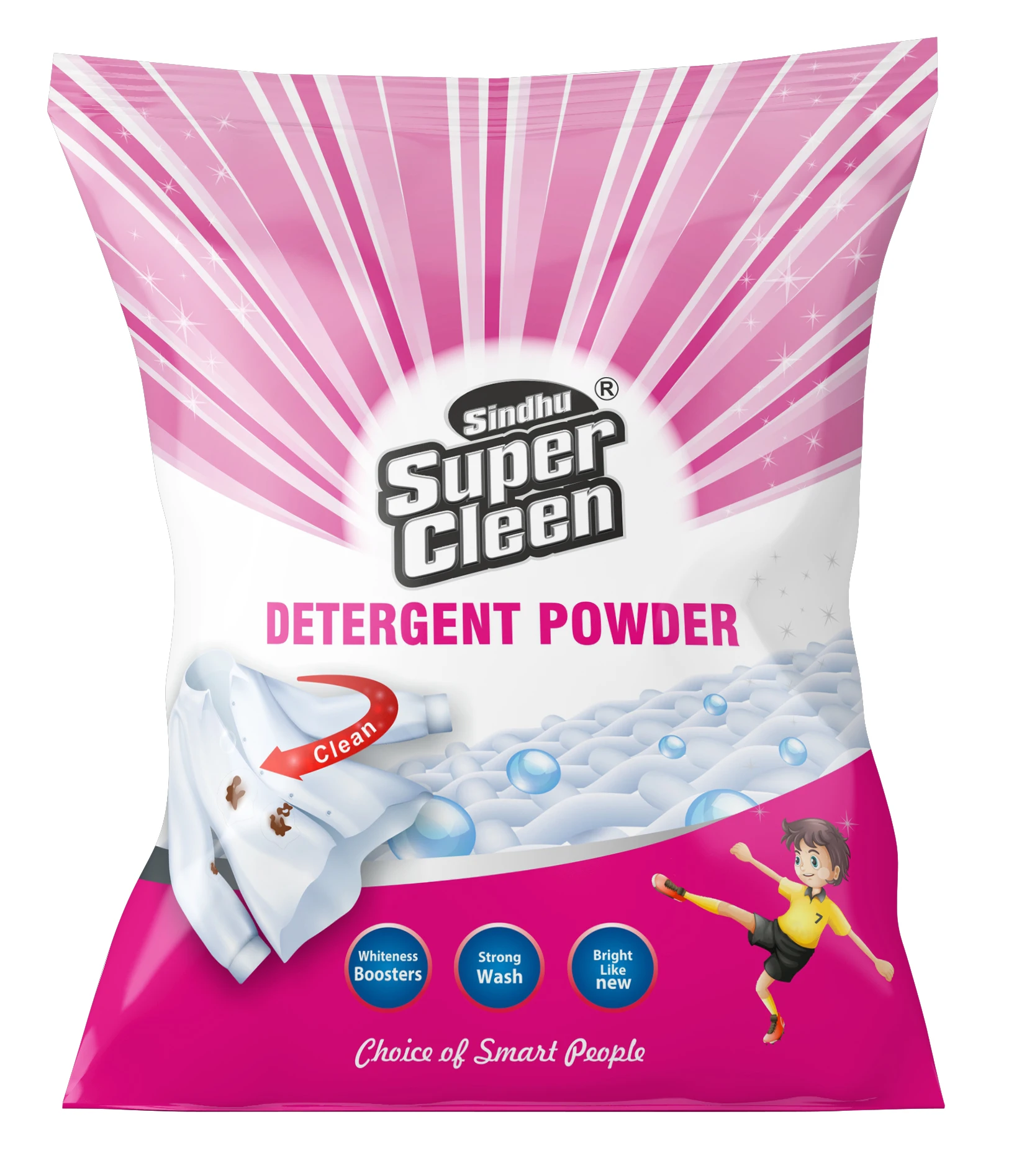 Low density laundry detergent powder low volume detergent Powder or soap detergent