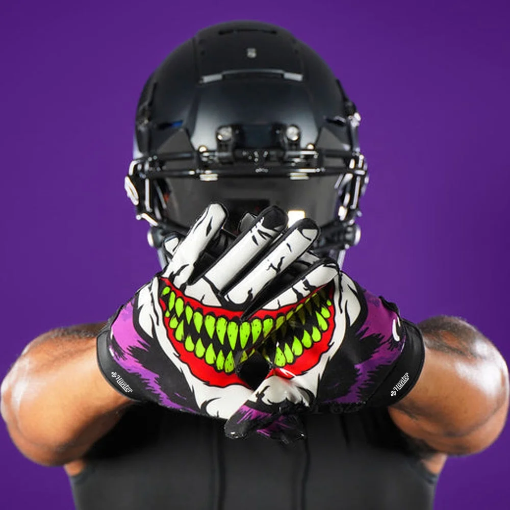 Low MOQ Football Gloves Training Soccer Sports Best Football receiver Gloves for unisex