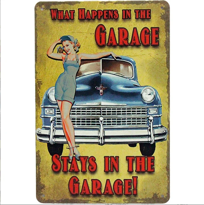 Customized Vintage Metallic Sign Warning Tin plate Decorative Metal sign Plates Wall Art Signs For Pub Coffee Shop Home Decor