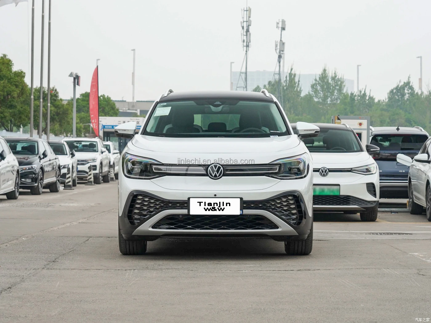 ID.6 Crozz Lite Pro electric cheap moped car electric vehicle SUV in Stock in Dubai