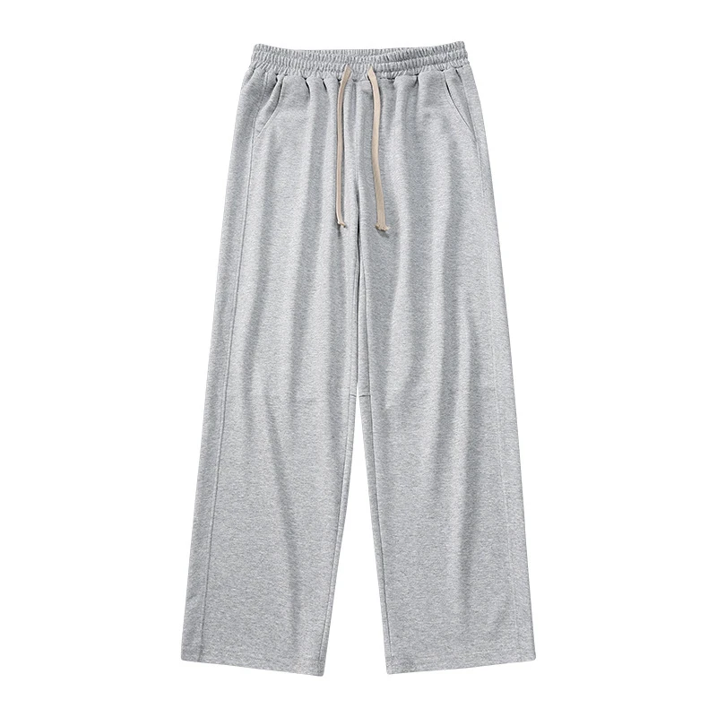 Wholesale Casual Men Loose Straight Wide Leg Pants Custom Sweatpants Sports Trousers by Keplar Enterprises