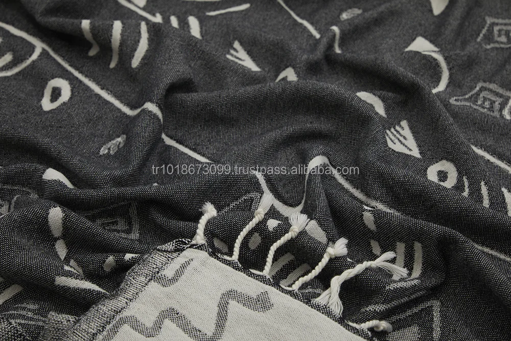 Wholesale Turkish Hammam Beach Towel Deep Journey 100% Cotton Peshtamal pestamal pestemal Hamam pestemal Towels Fouta Jacquard