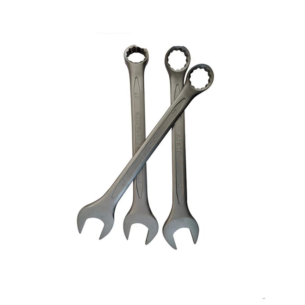 Asme Flat Wrench Sae Size Custom Alloy Combination Wrenches 27 Mm Combination Spanner  For Loosen Fasteners
