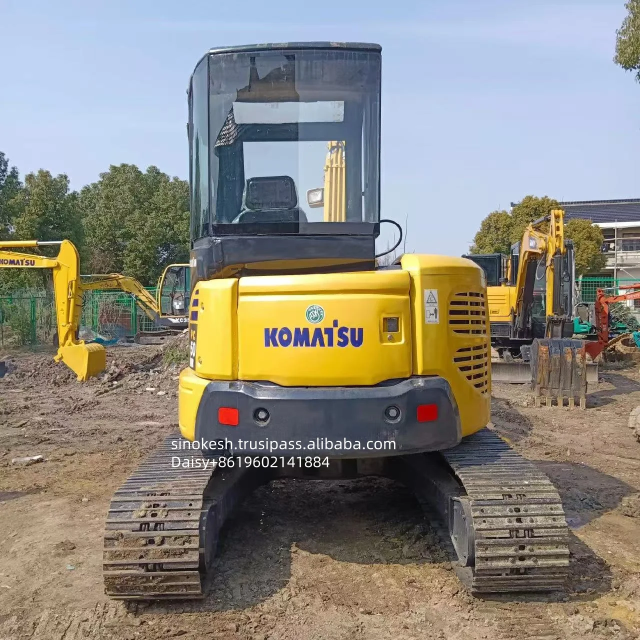 used excavator komatsu pc50mr with connect tube used small cheap excavator komatsu pc50 pc55mr-2