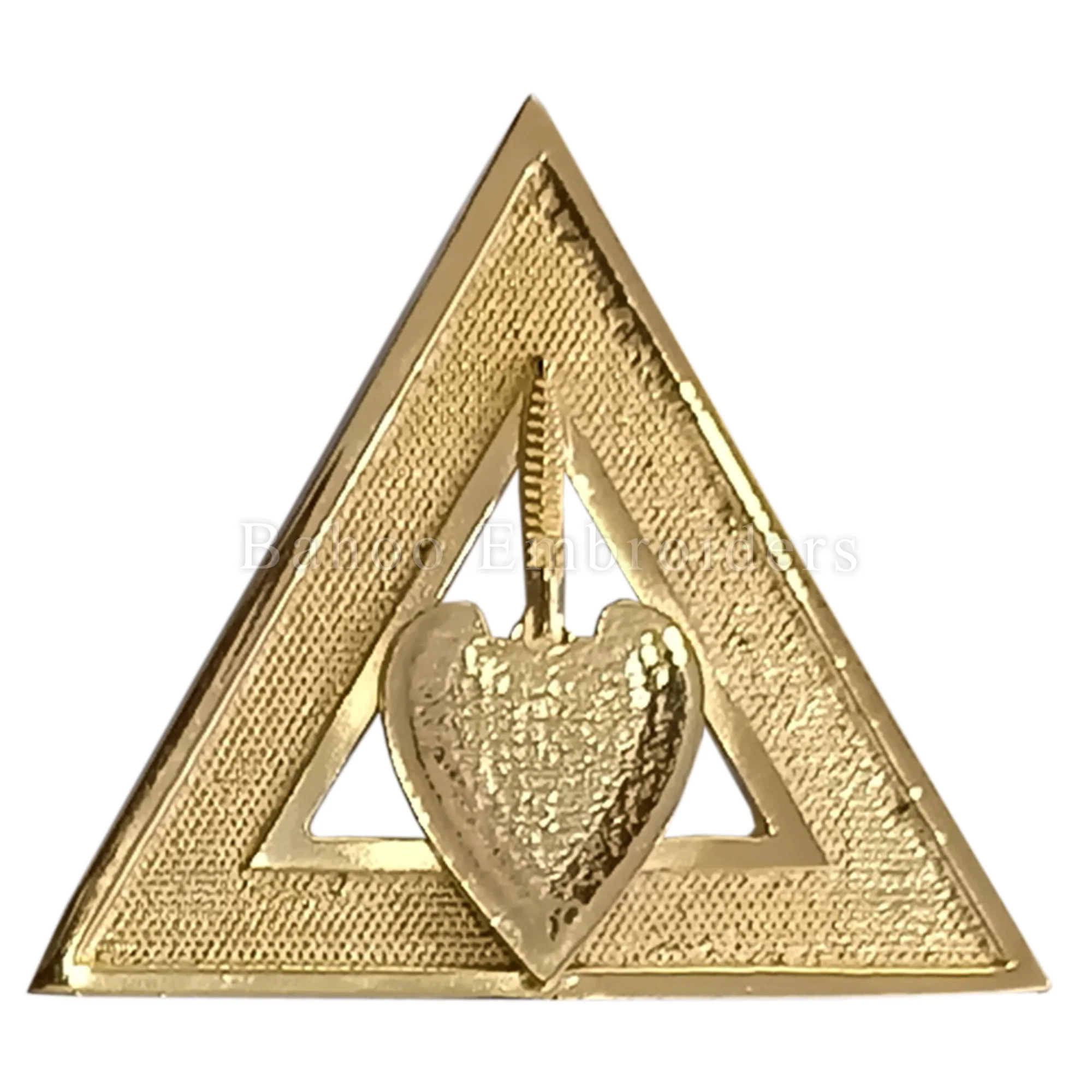 ROYAL ARCH OFFICERS COLLAR JEWELS FOR CHARITY STEWARD - HIGH QUALITY GOLD PLATED (BH-M-413)