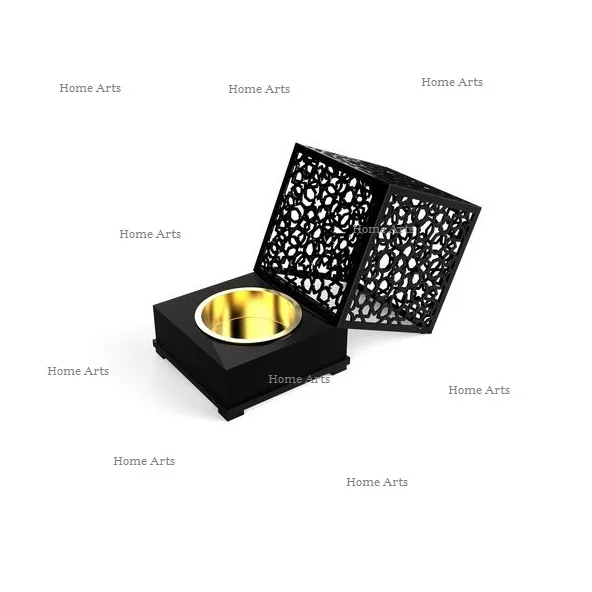 Advantageous Design Metal And Iron Bakhoor Burner High Quality Round Shape Oud Burner For Restaurant Decor