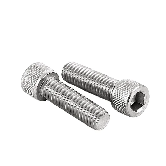 304 Stainless Steel DIN 912 Hex Socket Head Cap Screws, M2 M3 M4 M5 M6 M8 Sizes, 12.9 Grade