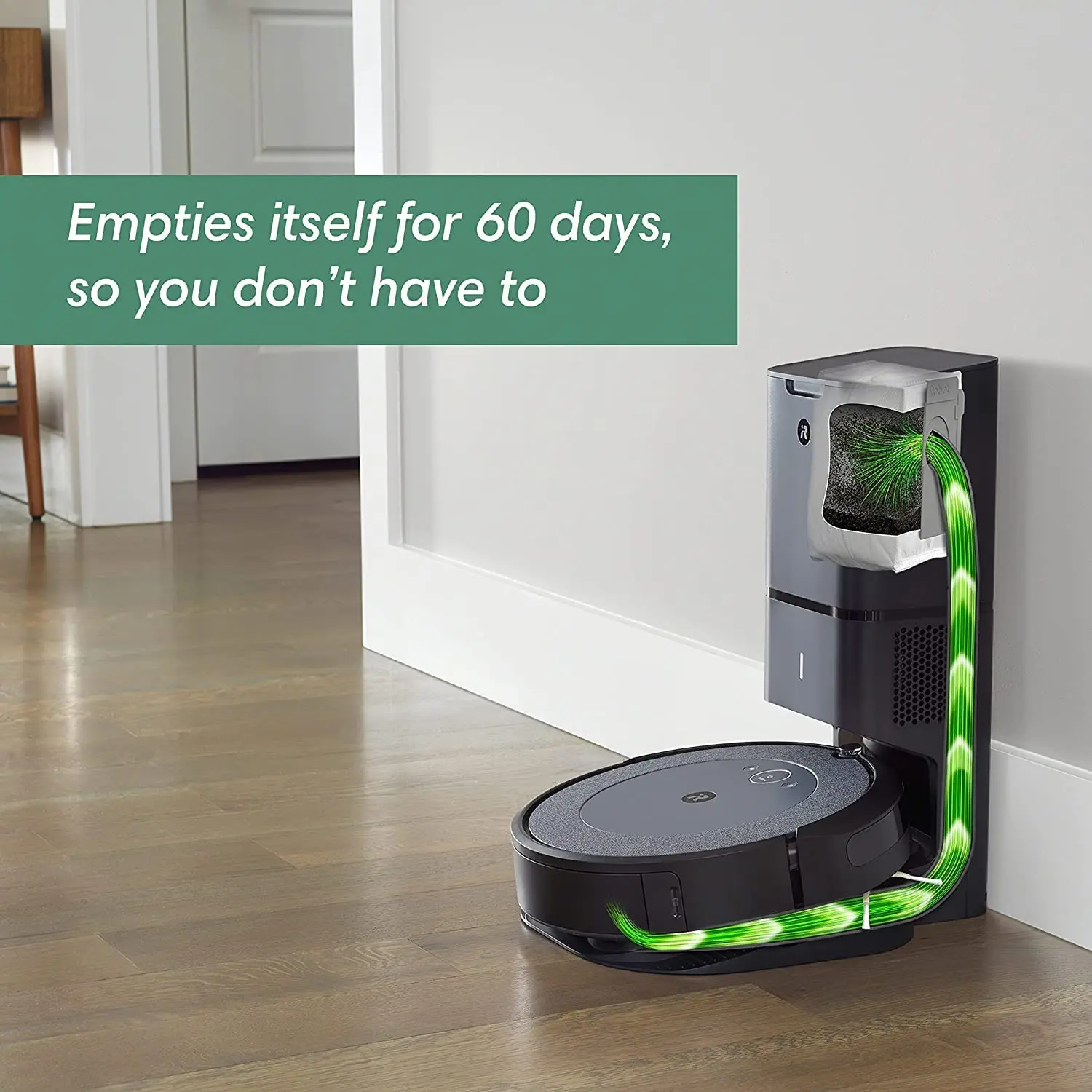 Smart i4+ EVO (4552) Self Emptying Robot Vacuum - Empties Itself for up to 60 Days, Clean by Room with Smart Mapping