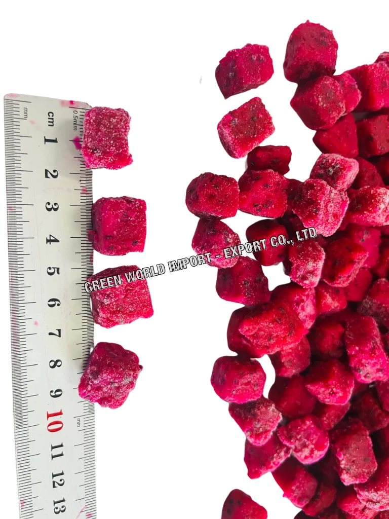 DELICIOUS FROZEN DRAGON FRUIT FROM 100% FRESH DRAGON FRUIT - HIGH QUALITY FROZEN PITAYA FROM VIETNAM - SLIMMING AND HEALTHY