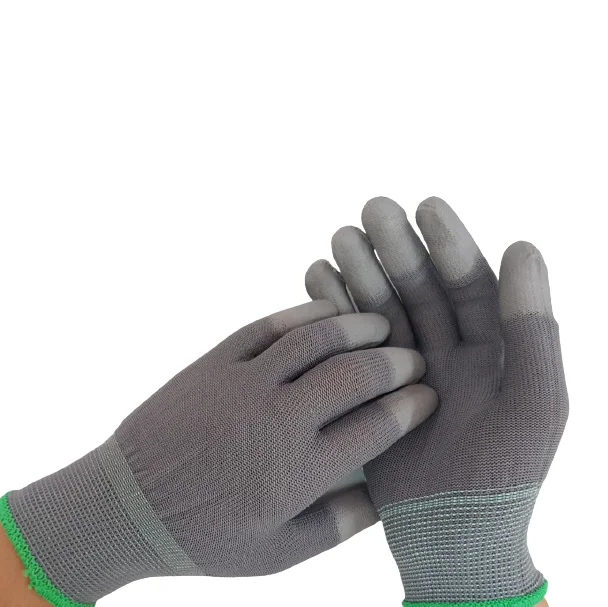 Industrial Finger Coated Pu Gloves Reasonable Price Pu Industry Common Customized Packaging Made In Vietnam Manufacturer