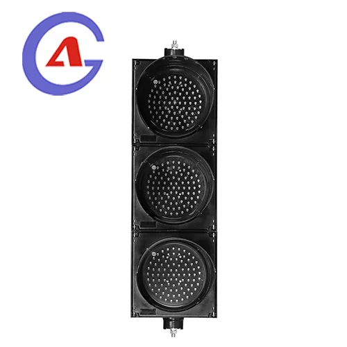 300mm 3 sections red flashing led traffic signal blinking light