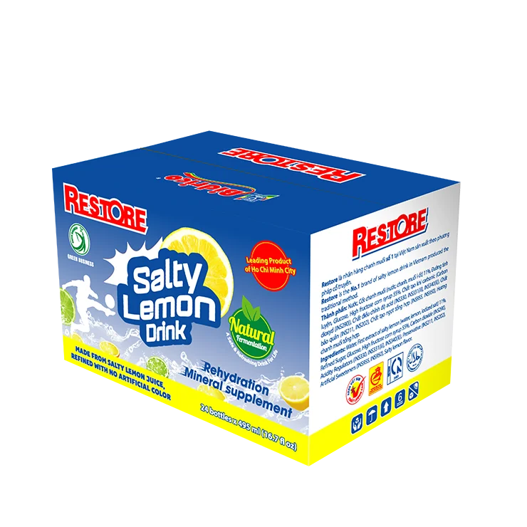 Instant Drink Salted Lemon Juice Plastic Bottle 495ml Natural Fermented Refined With No Artificial Color Carbonated Soft Drinks