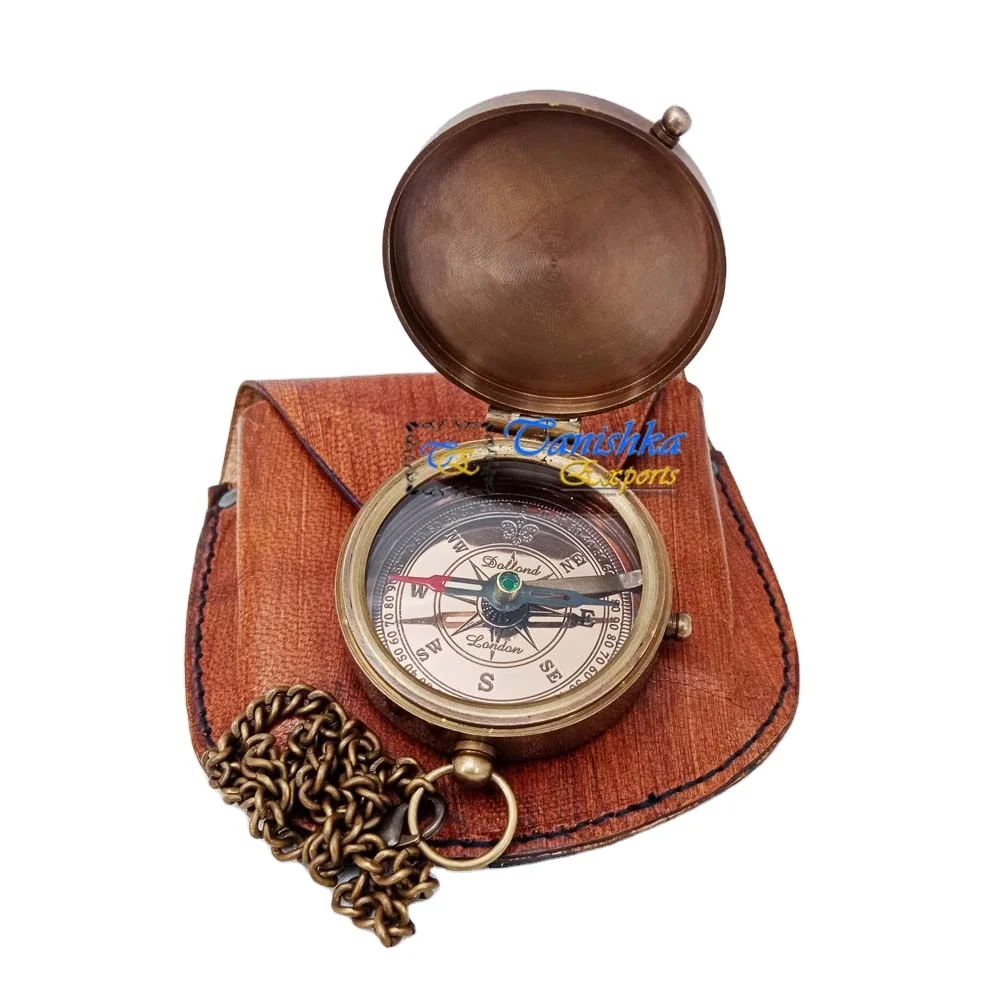 Personalized Working Compass Custom Engraved Brass Handmade Compass Anniversary Gift Compass For Husband