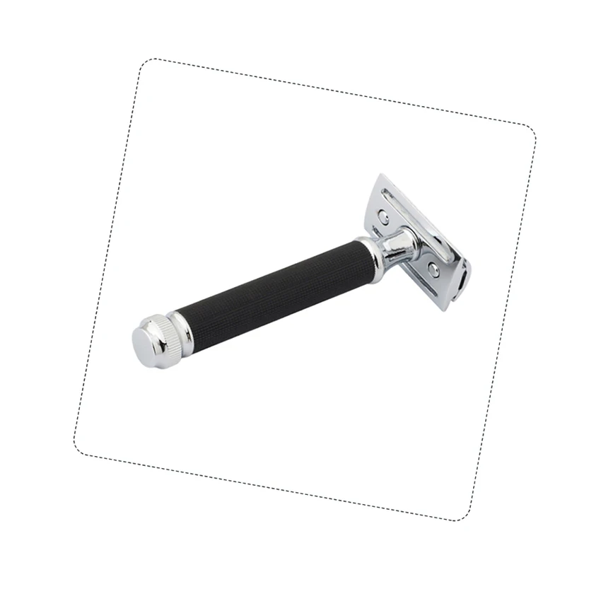 Good Quality Private Label Model Double Edge Blade Brass Metal Long Handle Razor from India
