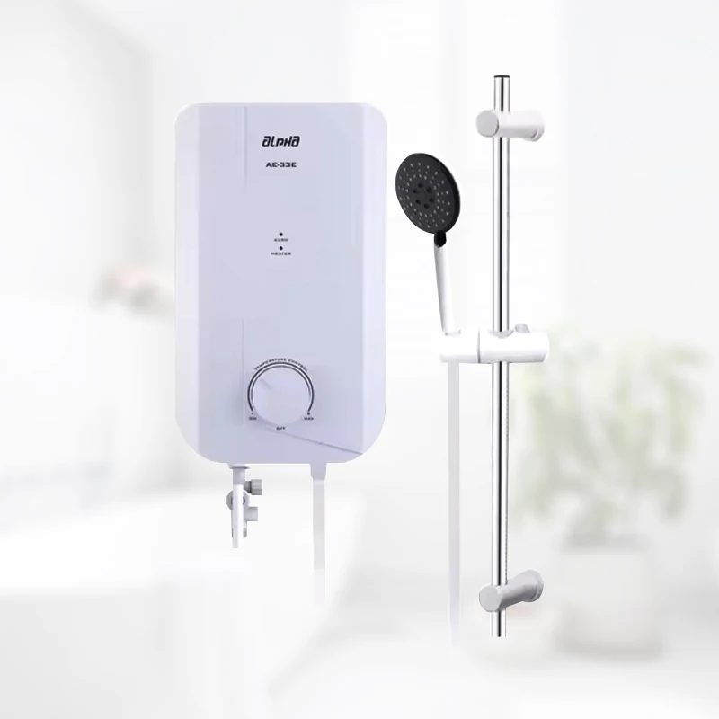 Очень рекомендуемый альфа-220 В электрический водонагреватель 3500 Вт без резервуара для домашнего отеля ванной комнаты наслаждайтесь основными удобствами домашний душ