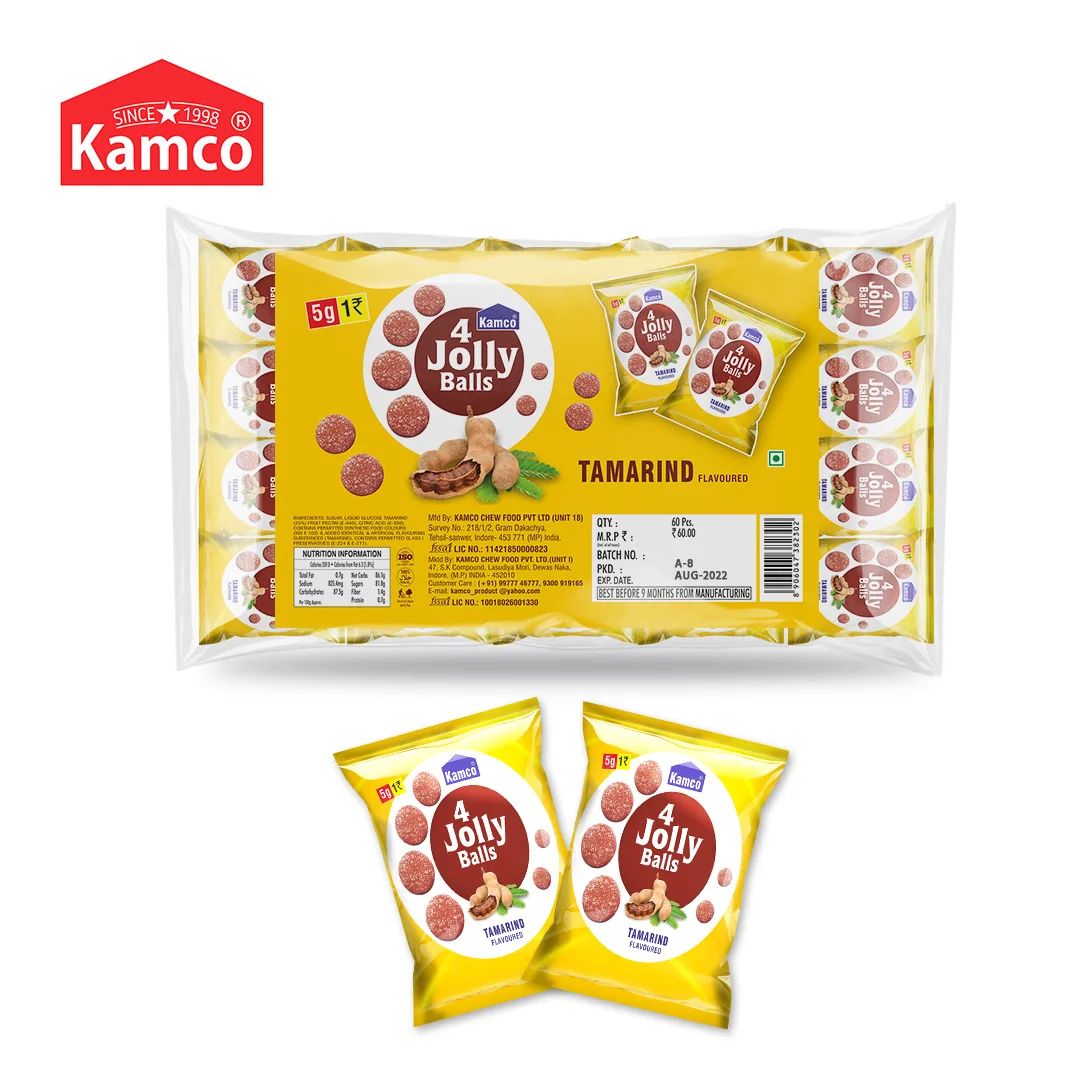 Export Quality 4 Jolly Tamarind Flavored Jelly Balls