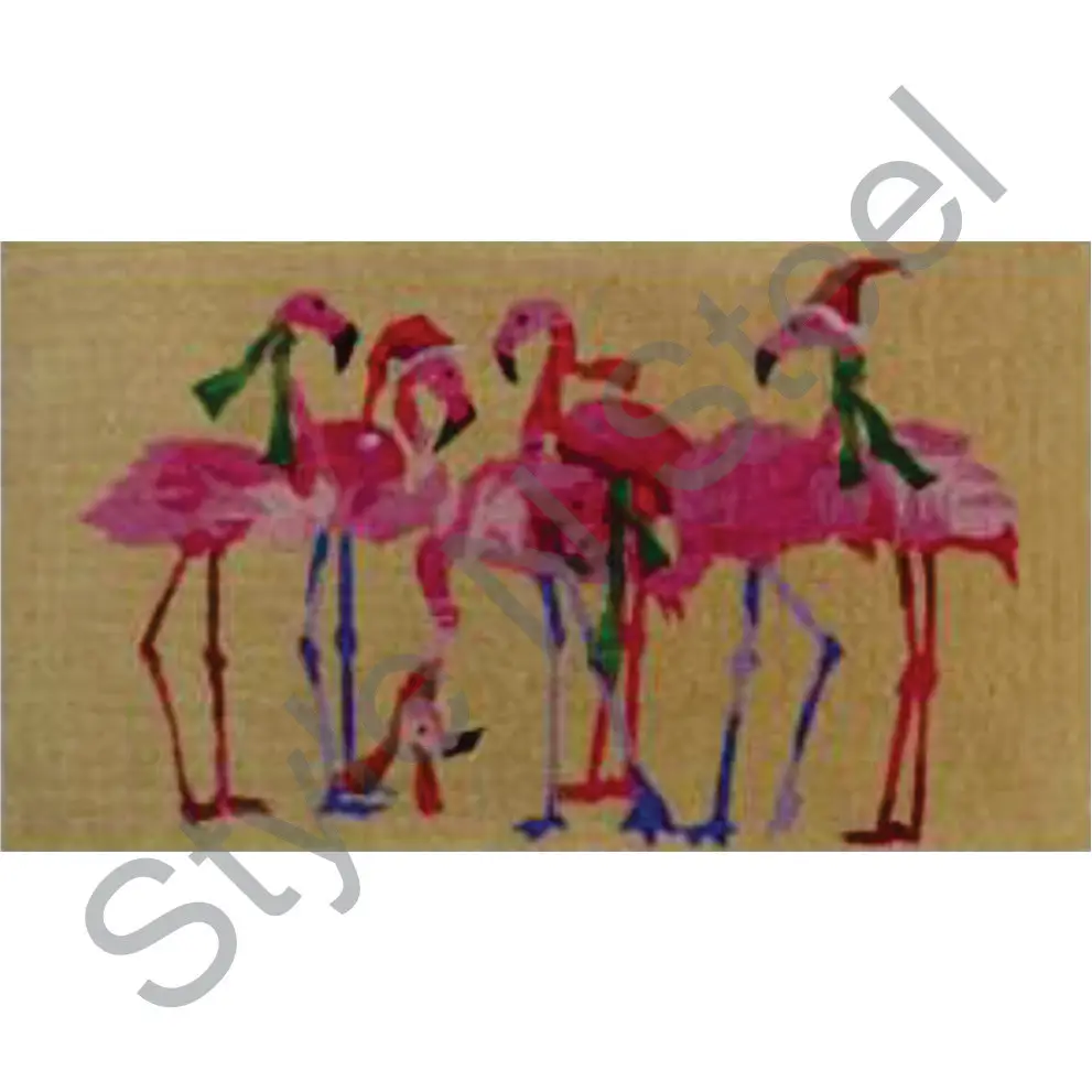 Swan Group Bird Print Design Doormat Embossed Doormat Anti Slip Rug Soft Silky Smooth Carpet at Wholesale Price