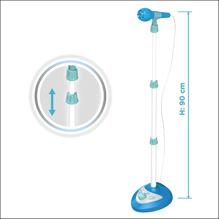 Kids Sing Along Karaoke Microphone with Adjustable Stand
