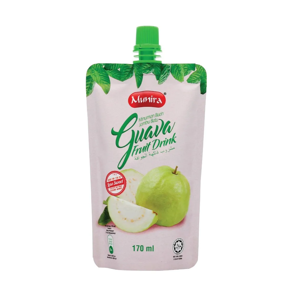 Malaysia-Made Halal Certified Delicious Tasty Concentrated Guava Juice 0.17L Sterilized with Apple Grape Mango Lychee