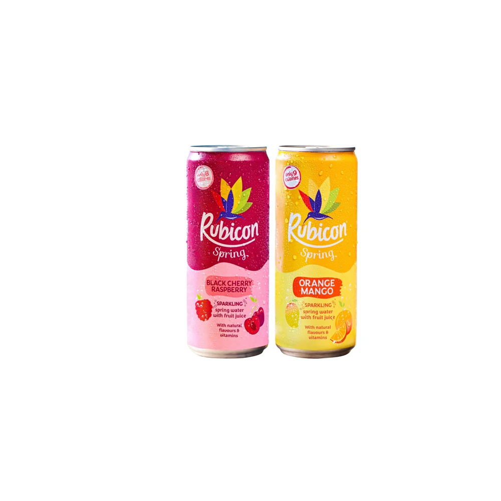 Bulk ProductionRubicon (full assortment) 330ml Fruit Flavour Sparkling Drink 330ml
