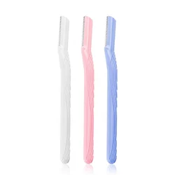 Hot Sell Portable Women Eyebrow Razor Stainless Steel Blades Facial Eyebrow Hair Trimmer Razor Face Eyebrow Shaver