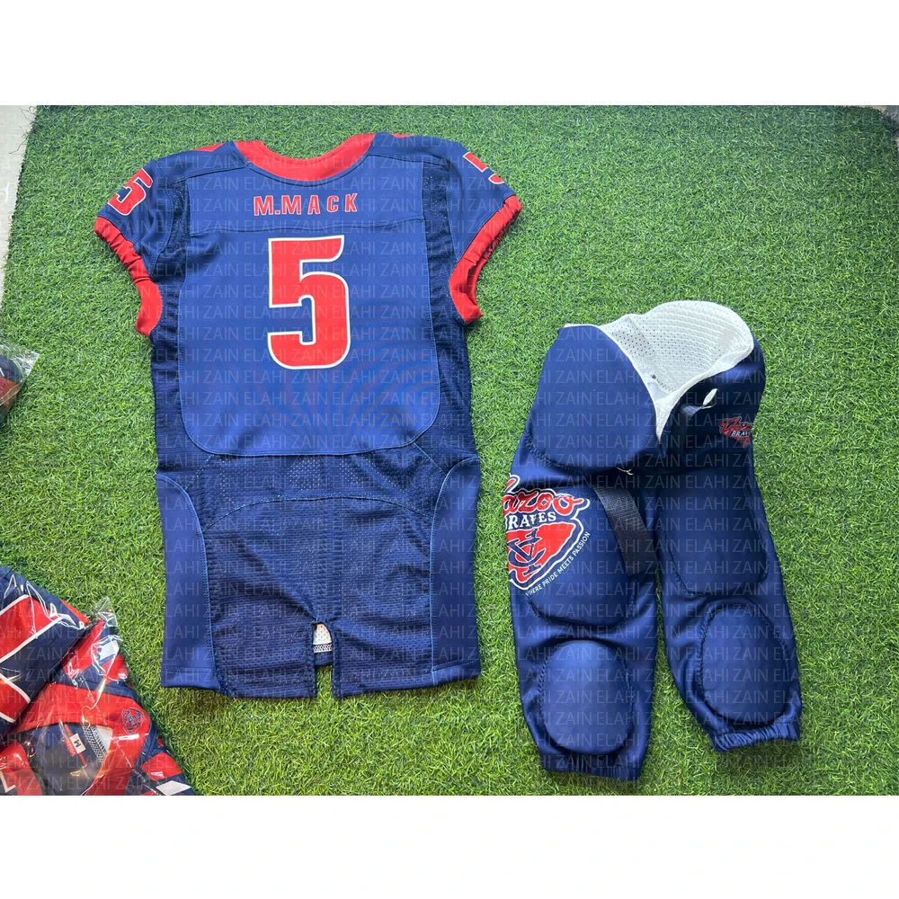 Uniforms Customized Service Available High Quality Youth Sublimated American Football 2022