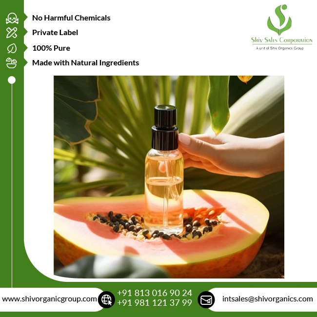 Factory Price Good Quality Wholesale Supply Best Selling 100% Pure and Natural Papaya Essential Oil for Cosmetic Industry