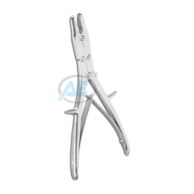 CE Certified Indian Manufacturer High Quality Bone Nibbler Double Action Straight Orthopedic Instrument Stainless Steel
