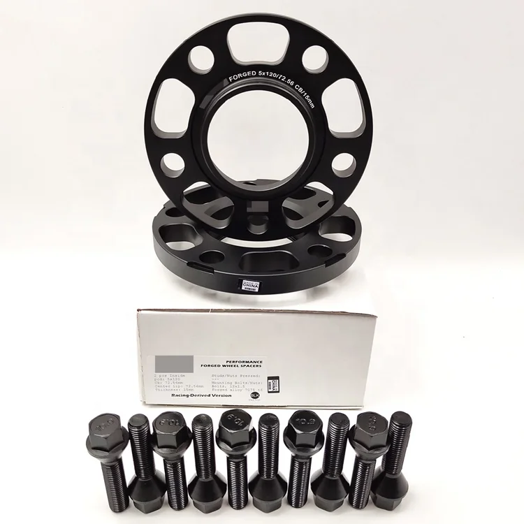 BOTRAK forged t6 7075 racing car wheel spacers 5x120 15mm for bmw e63 e64 m6 630i 635d 645ci 650i