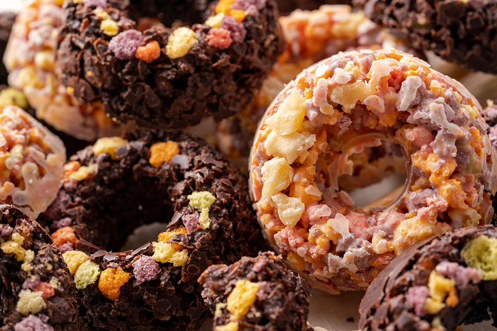 Хрустящее печенье с ананасом и