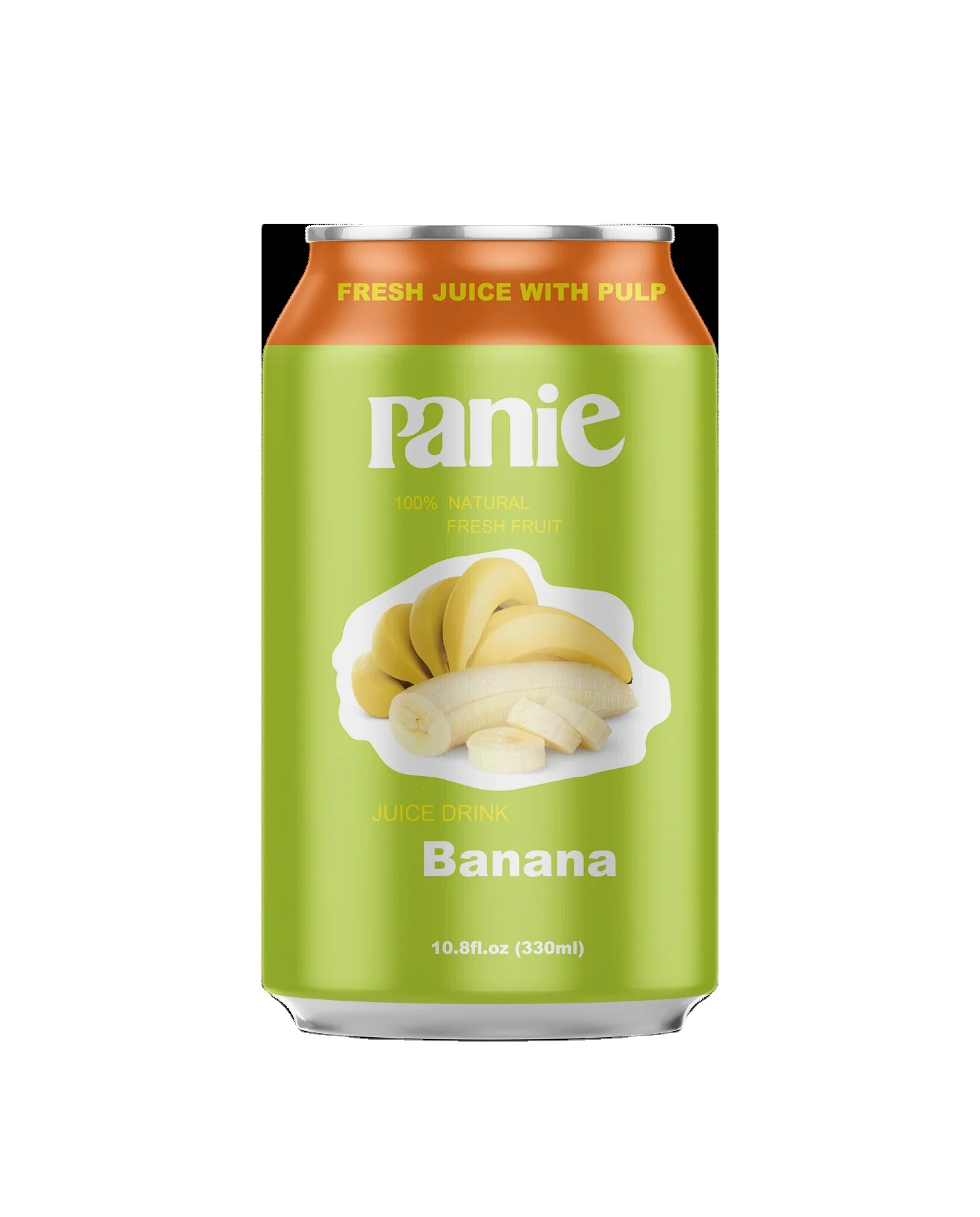 100% свежий натуральный Банановый сок в 330 мл с целлюлозой OEM из Вьетнама