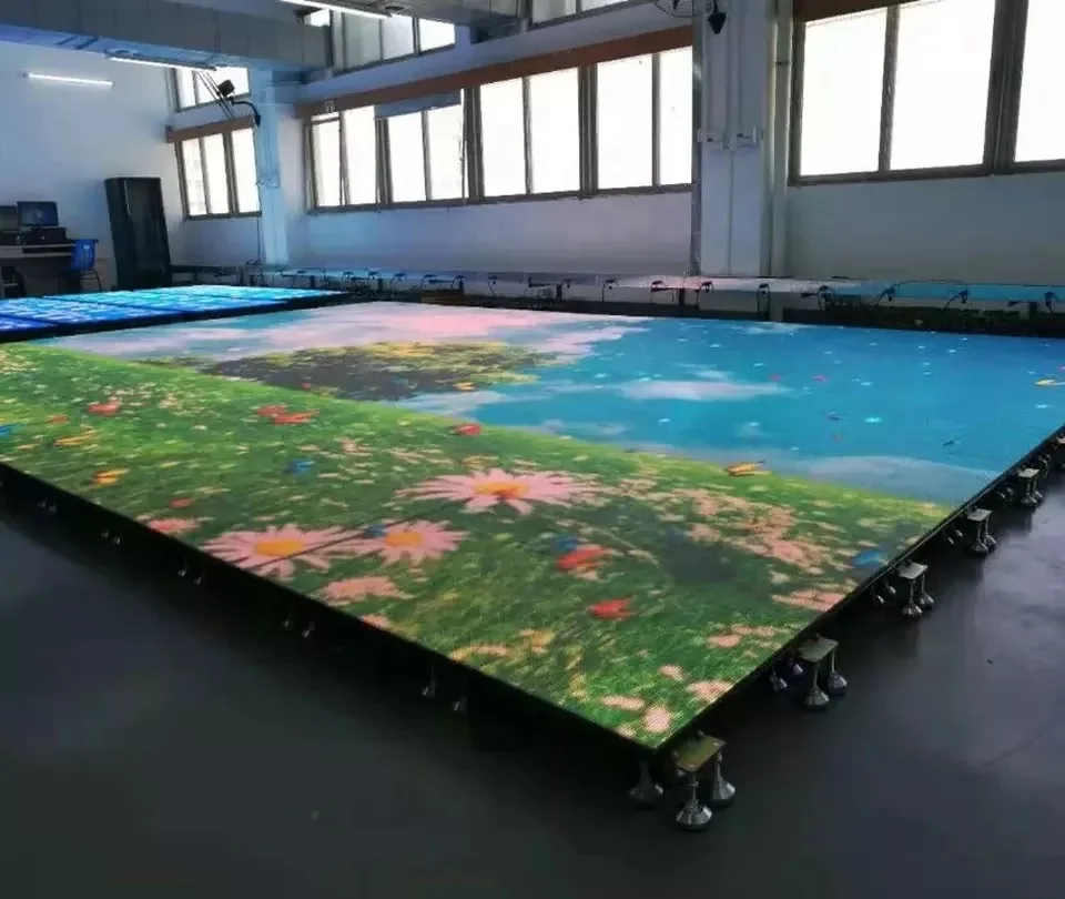RMGLED Крытый P2.976 полноцветный дисплей интерактивный наземный экран водонепроницаемый и влагостойкий светодиодный напольный