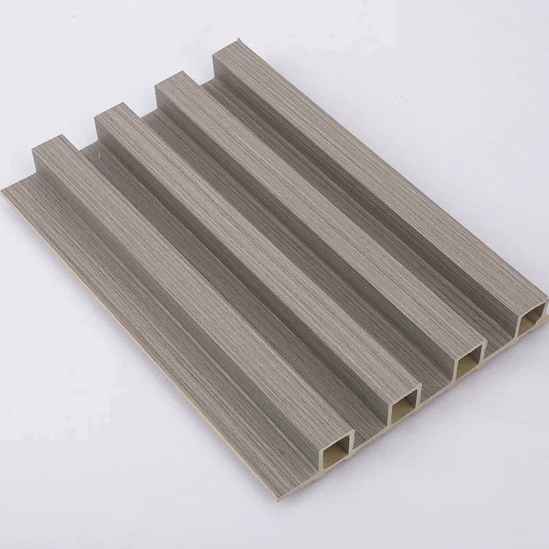 Free Samples Mdf Decorative Wall Slats Slotted Panels Wooden Facade Siding Composite Wood Cladding