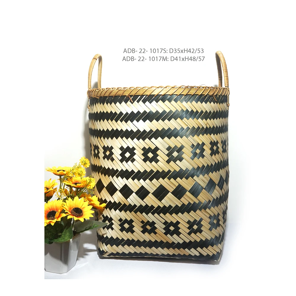 Wholesale Home Storage & Organization Handwoven Bamboo Wicker Laundry Bask With Best Price