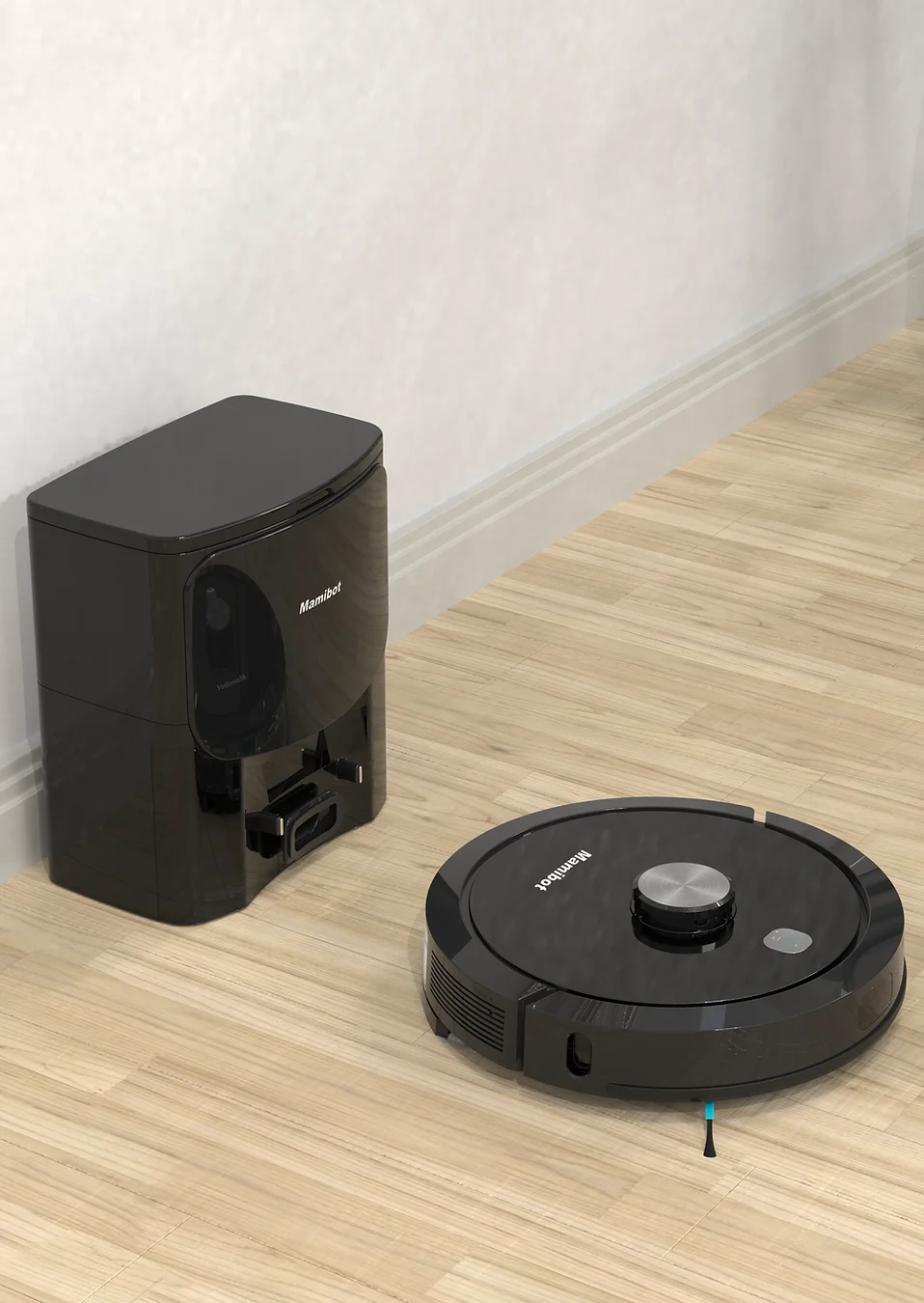 Mamibot EXVAC900S LDS 5.0 robot cleaner with trash self-emptying configured with the latest Lidar navigation system