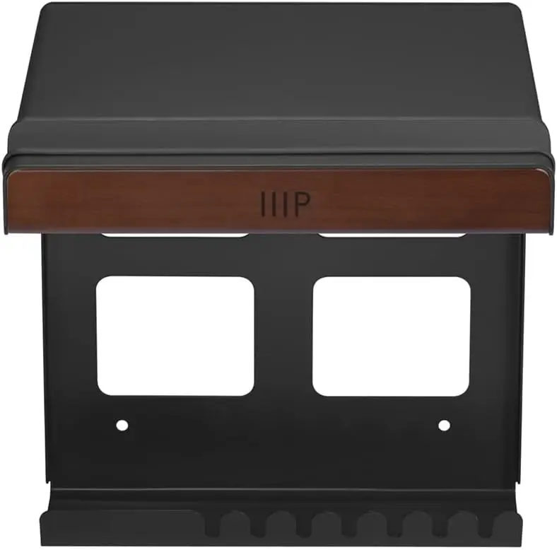 Wall Bike Storage and Display Rack Mount System with Open Shelf and Gear Hooks Supports Bikes Up to 33lbs.