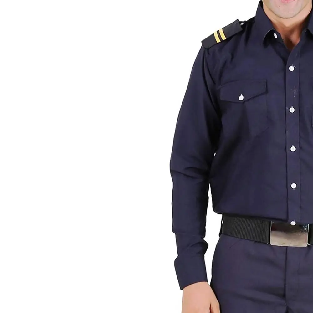Best Sale Factory Made Breathable Security Uniforms Top Quality Long Sleeve Shirt And Trouser Sets For Security