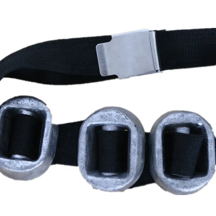 Factory Custom Professional Dive Lead Diving Lead Weight Belt