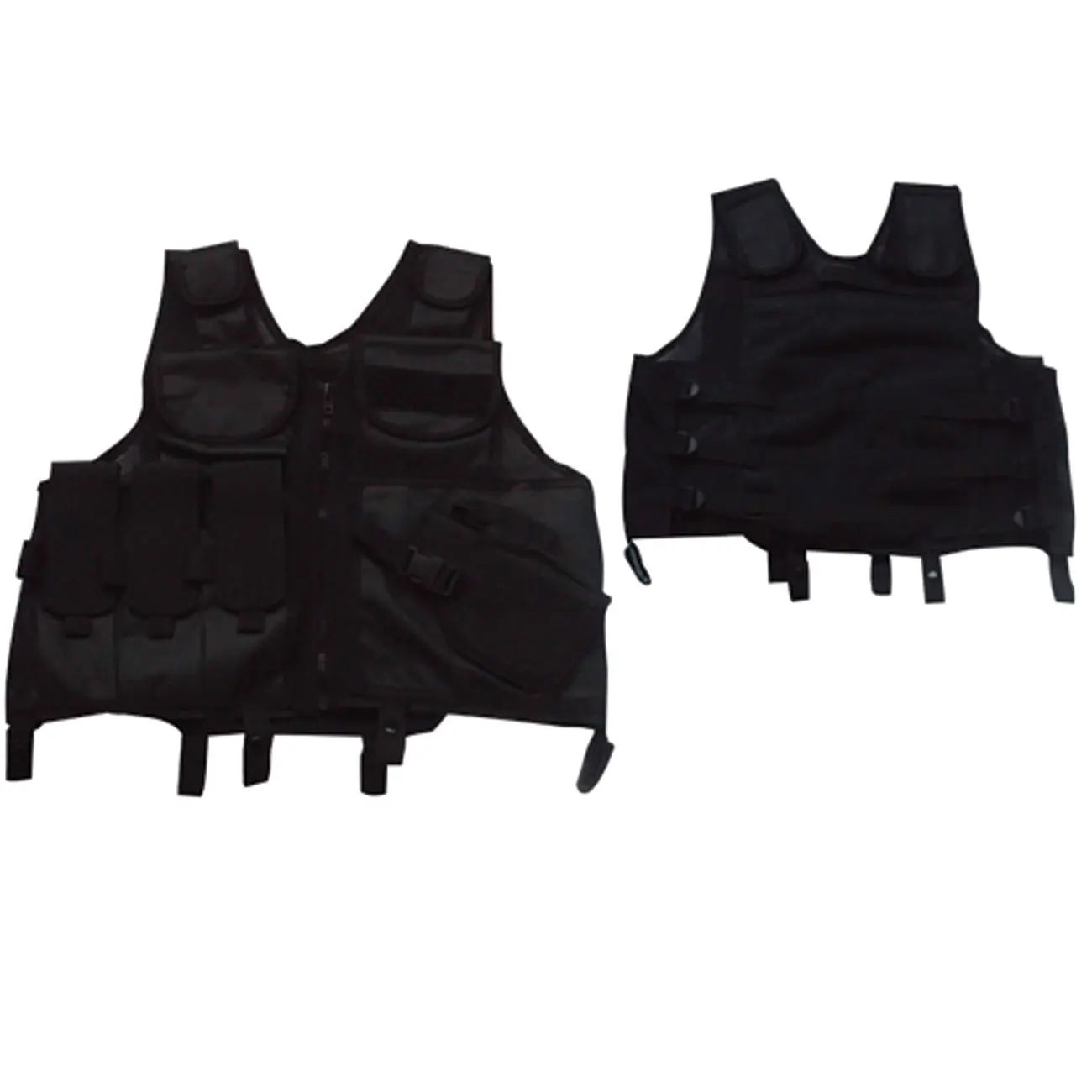 Wholesale Cheap High Quality Multi Pocket Color Stitching Reflective Adjustable Safety Vest