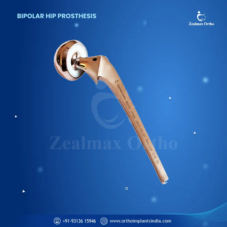 Zealmax Ortho Wide Selling Orthopedic Implants Supplier New Design ISO Standard Bipolar Hip Joint Prosthesis